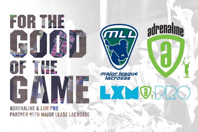 Official Apparel Provider Of The MLL - Adrenaline Lacrosse 